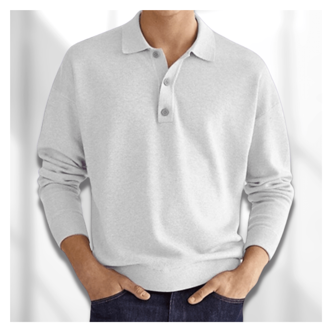 Noah | Men's Long-Sleeve Polo Sweater | Classic