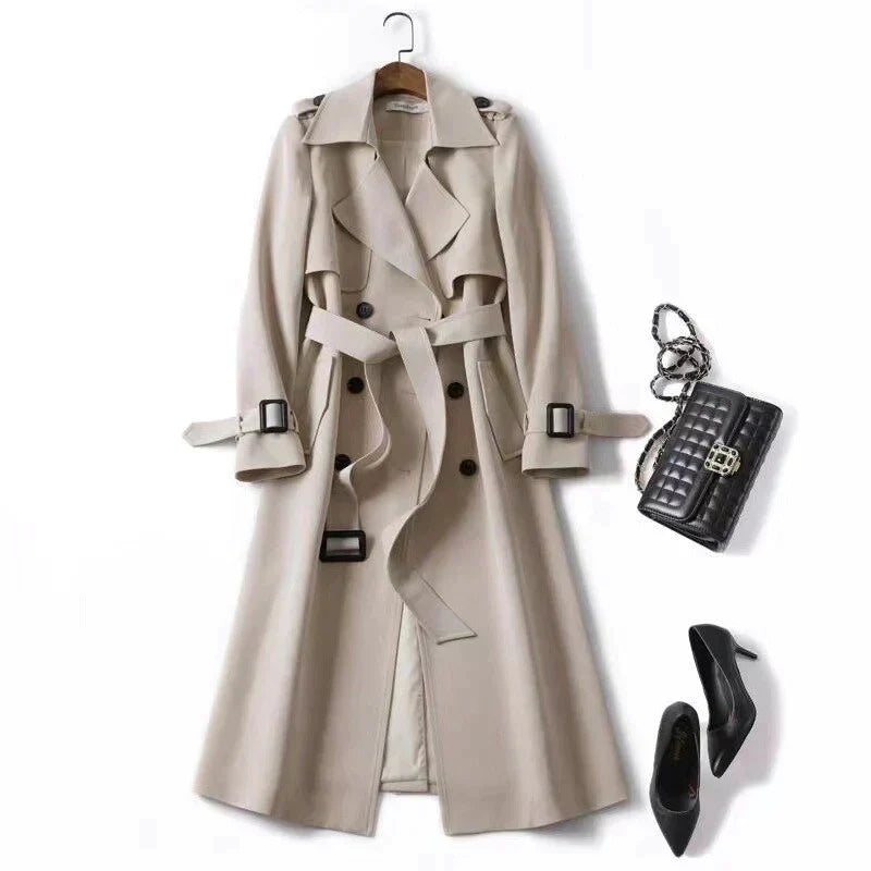 Fern | Women's Long Trench Coat | Elegant